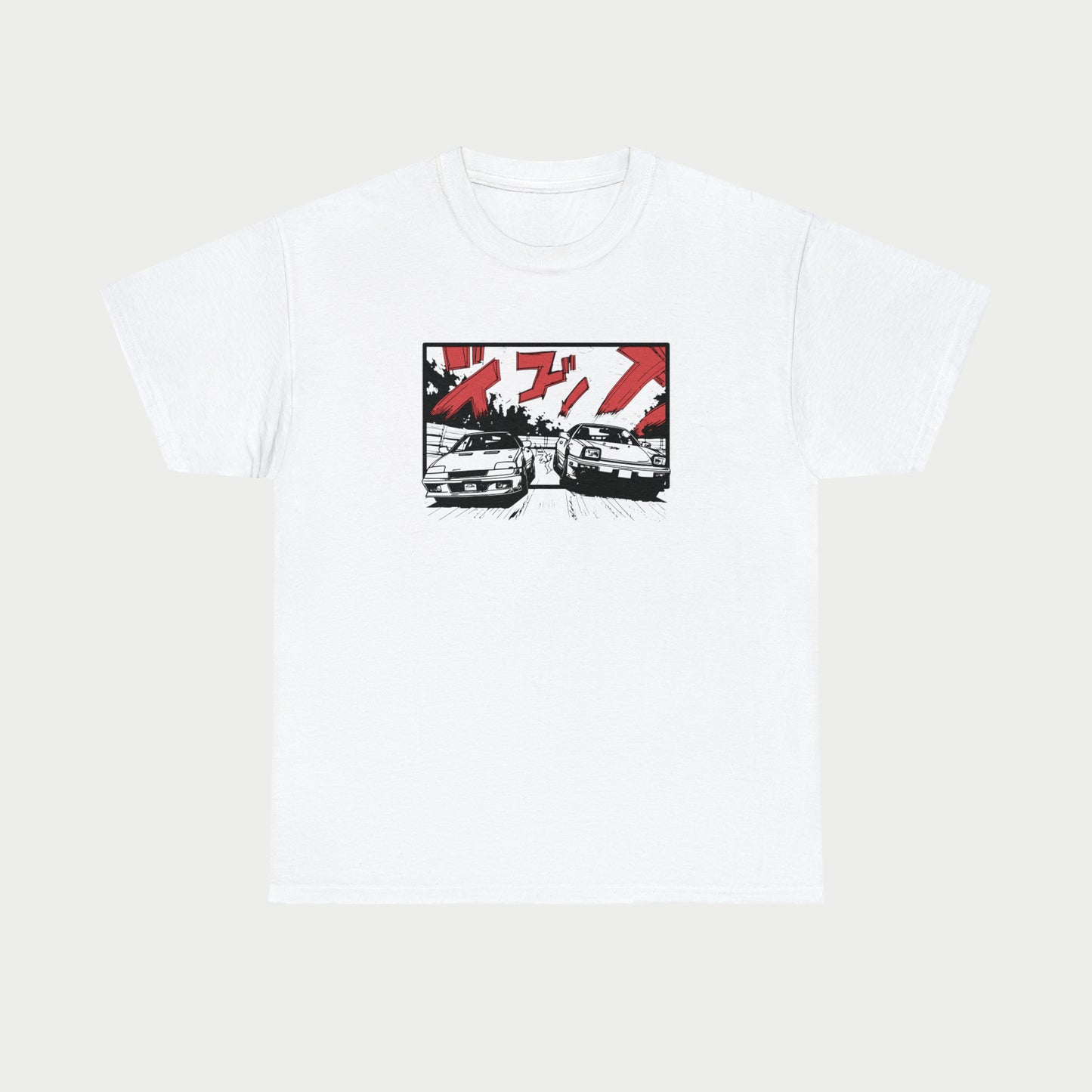 INITIAL D RACER - HONDA CR-X AND TOYOTA AE86 T-SHIRT