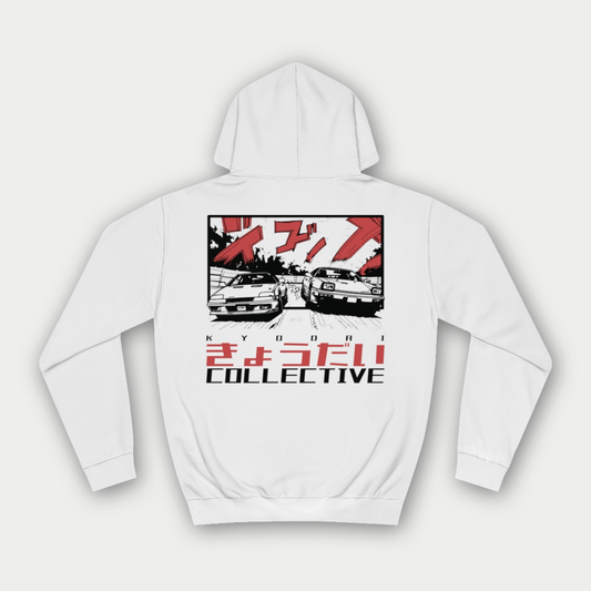 INITIAL D - HONDA CR-X AND TOYOTA AE86 TOUGE HOODIE