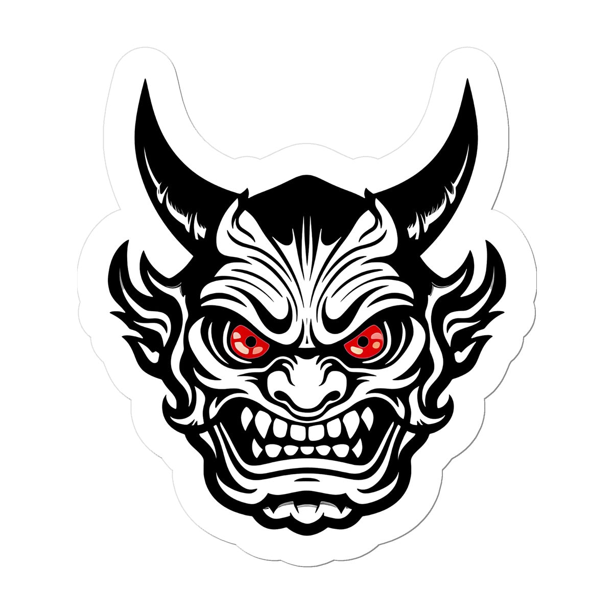 ONI DEVIL MASK - JAPAN SOUL STEALER CAR VINYL KISSCUT STICKER Sticker