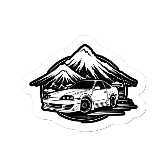 SUPRA MOUNTAIN TOUGE - JDM DRIFT TUNER VINYL KISSCUT STICKER Sticker